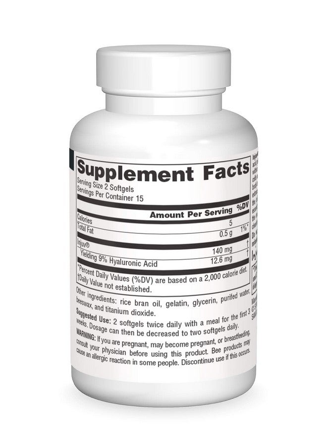 Source Naturals Hyaluronic Acid Injuv 70mg - 30 Softgels - Image 3