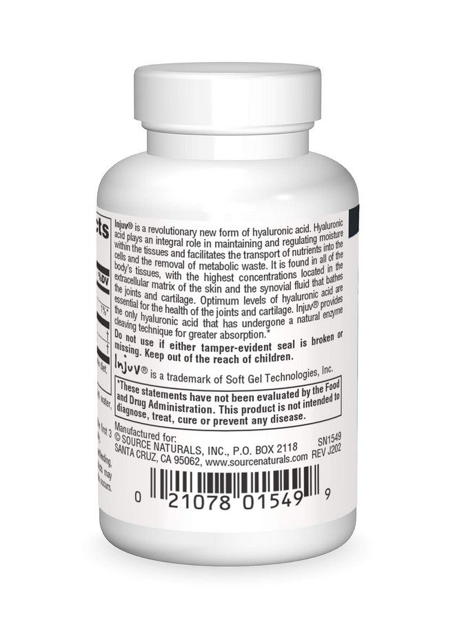 Source Naturals Hyaluronic Acid Injuv 70mg - 30 Softgels - Image 2