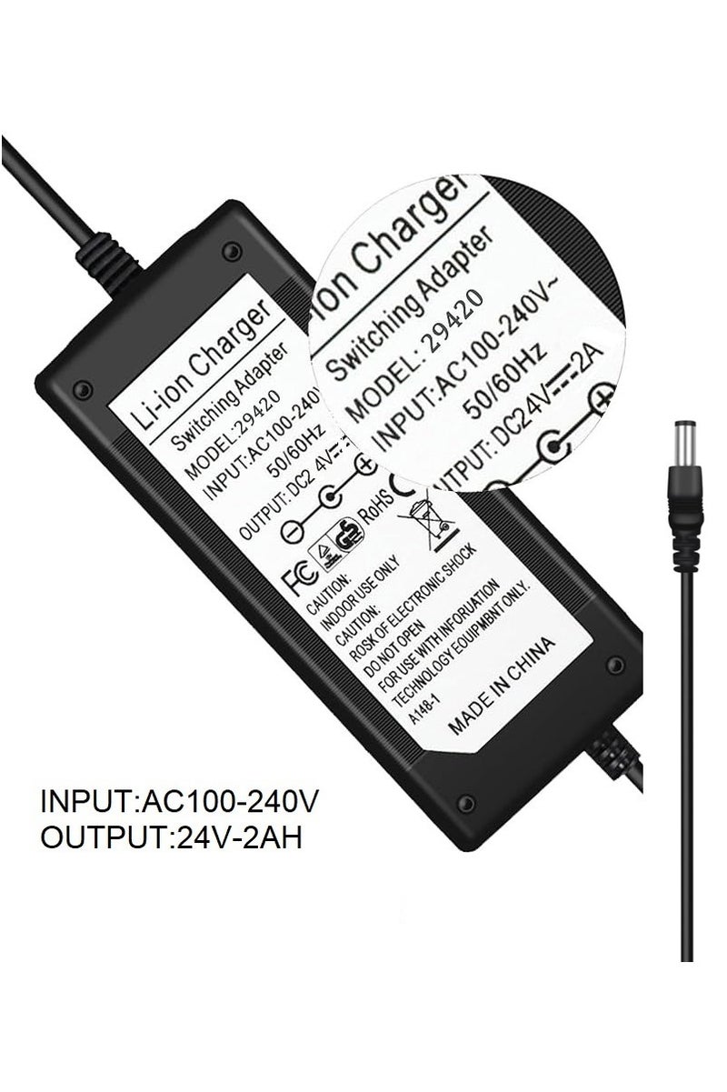 BATTERY CHARGER 24VOLT - 2AH - Image 2