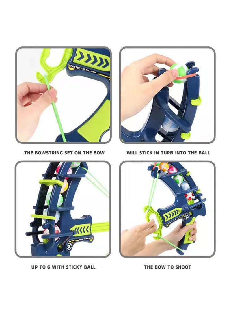 Dubkart Target Shooting Games Kids Toys, Safe Shooting Games Toys, 1 Dinosaur Bow and Arrow with 24 Sticky Balls for 4 5 6 7 8 9 Years Old Boys Girls Toy Set Gift (Dinosaur Shooting Games) - Image 4