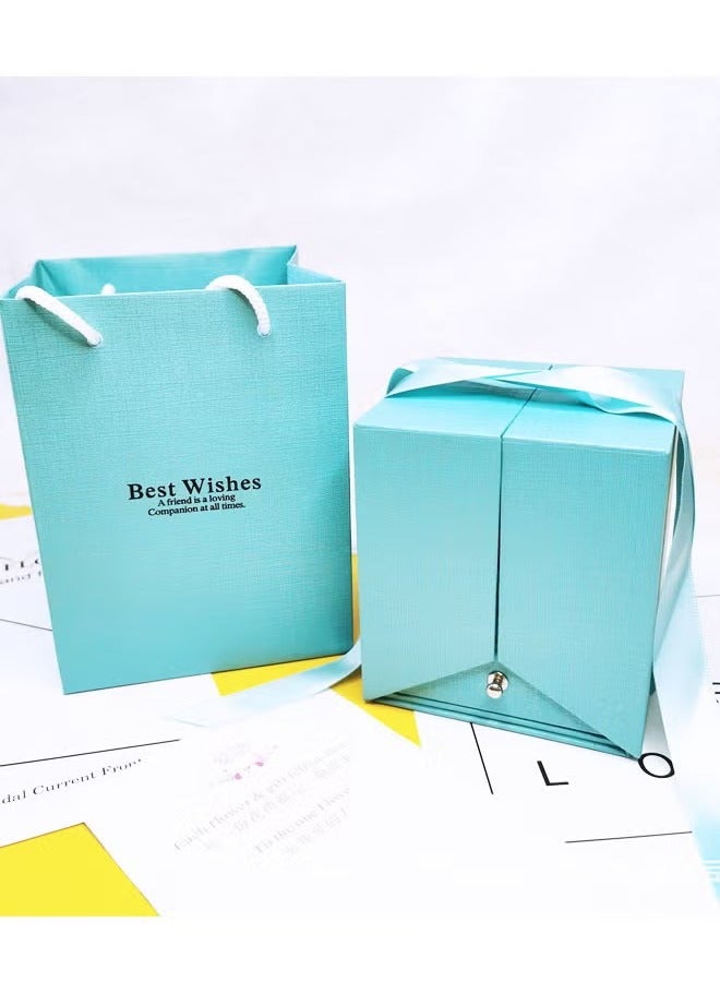 الاكريليك مزدوجة روز هدية مربع - Image 3