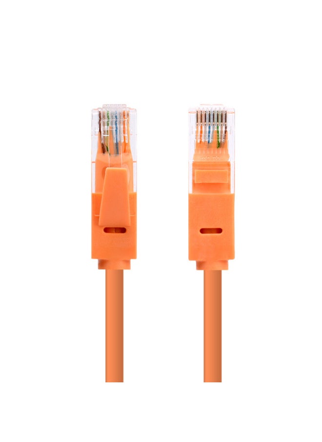 Generic Super Six Kinds Of Network Cable Network Speed Cat6 Home Router Computer Broadband 0.3 Meters -15 Meters Six Kinds Of Jumper-Color:Orange-Line Length:5 M  - Image 1
