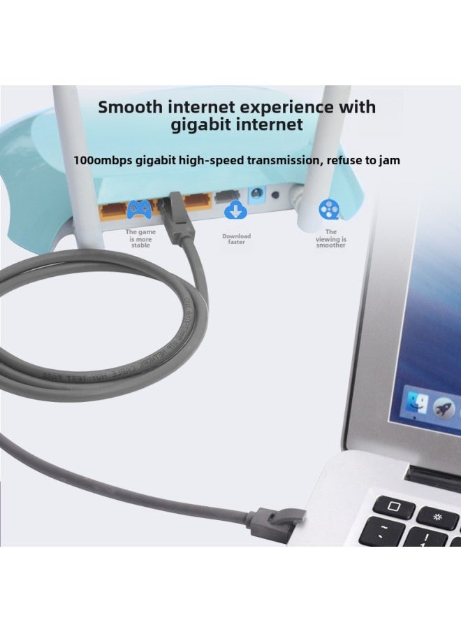 Generic Super Six Kinds Of Network Cable Network Speed Cat6 Home Router Computer Broadband 0.3 Meters -15 Meters Six Kinds Of Jumper-Color:Orange-Line Length:5 M  - Image 5