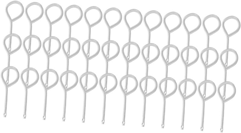 Stainless Steel Fire Extinguisher Pull Pins Silver 2pcs Emergency Lock Pins Accessories - Image 1
