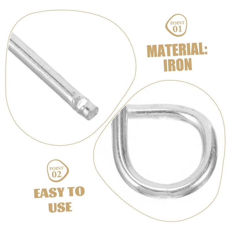 Stainless Steel Fire Extinguisher Pull Pins Silver 2pcs Emergency Lock Pins Accessories - Image 5