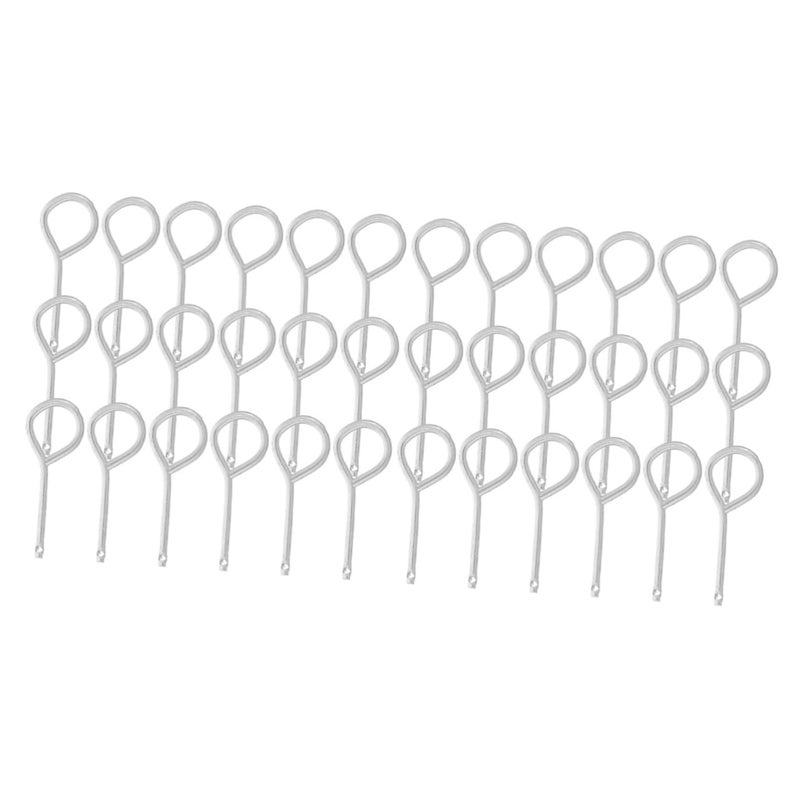 Stainless Steel Fire Extinguisher Pull Pins Silver 2pcs Emergency Lock Pins Accessories - Image 2
