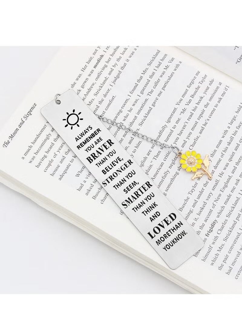 Inspirational Bookmarks for Girls u0026 Women - Encouragement Gifts with Motivational Message for Readers and Lovers - Image 2