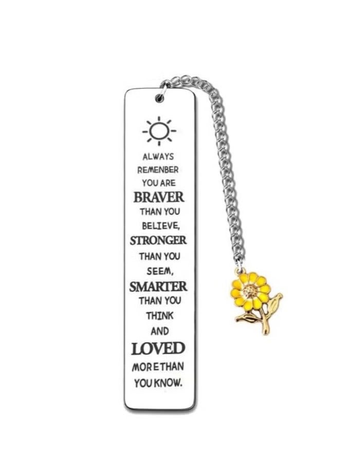 Inspirational Bookmarks for Girls u0026 Women - Encouragement Gifts with Motivational Message for Readers and Lovers - Image 1