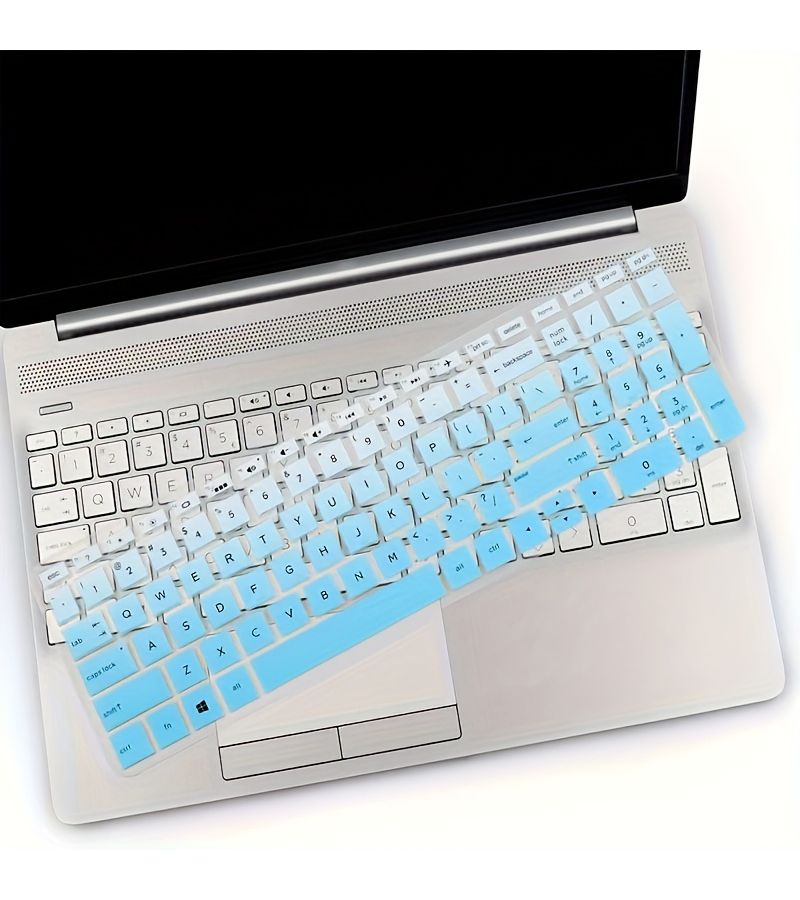 Light Pink Waterproof Dustproof Silicone Keyboard Cover for HP 17 Laptop - Image 3