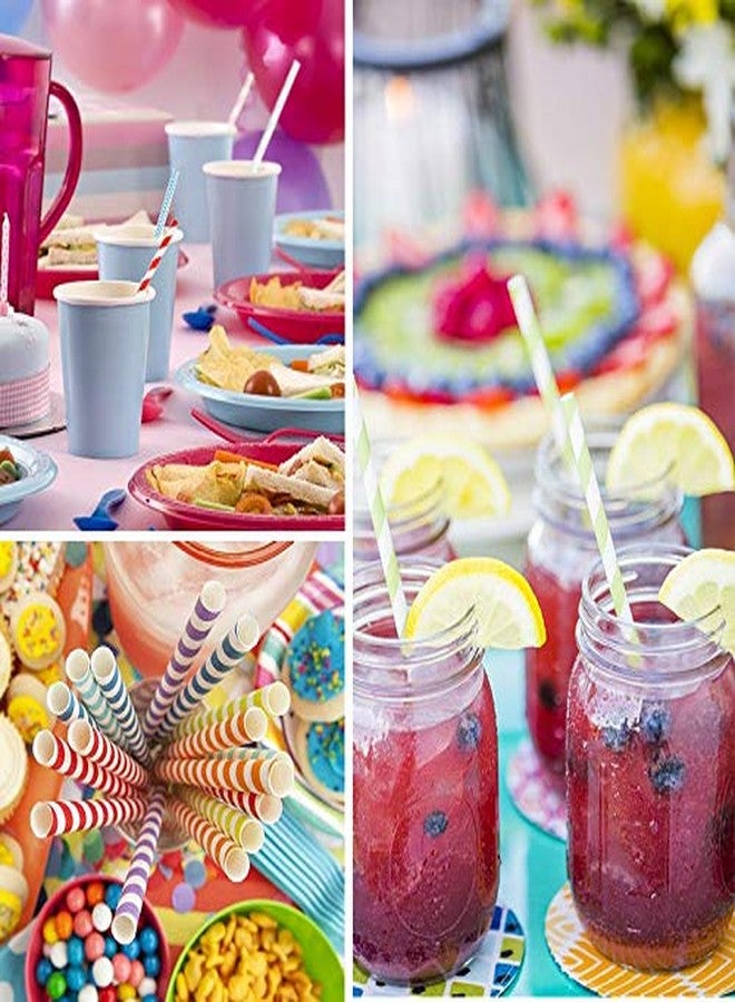 Windup Biodegradable Paper Drinking Straws for Juices Shakes Smoothies Party Supplies Decorations - Ultra Long - Set of 25 Pc - Image 4