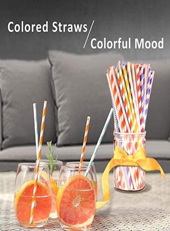 Windup Biodegradable Paper Drinking Straws for Juices Shakes Smoothies Party Supplies Decorations - Ultra Long - Set of 25 Pc - Image 2