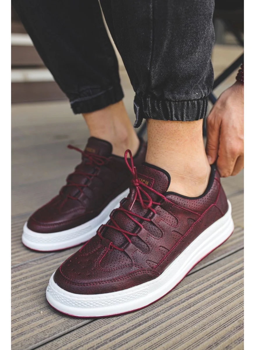 Chekich CH040 Cbt C-Rey Men's Shoes Claret Red