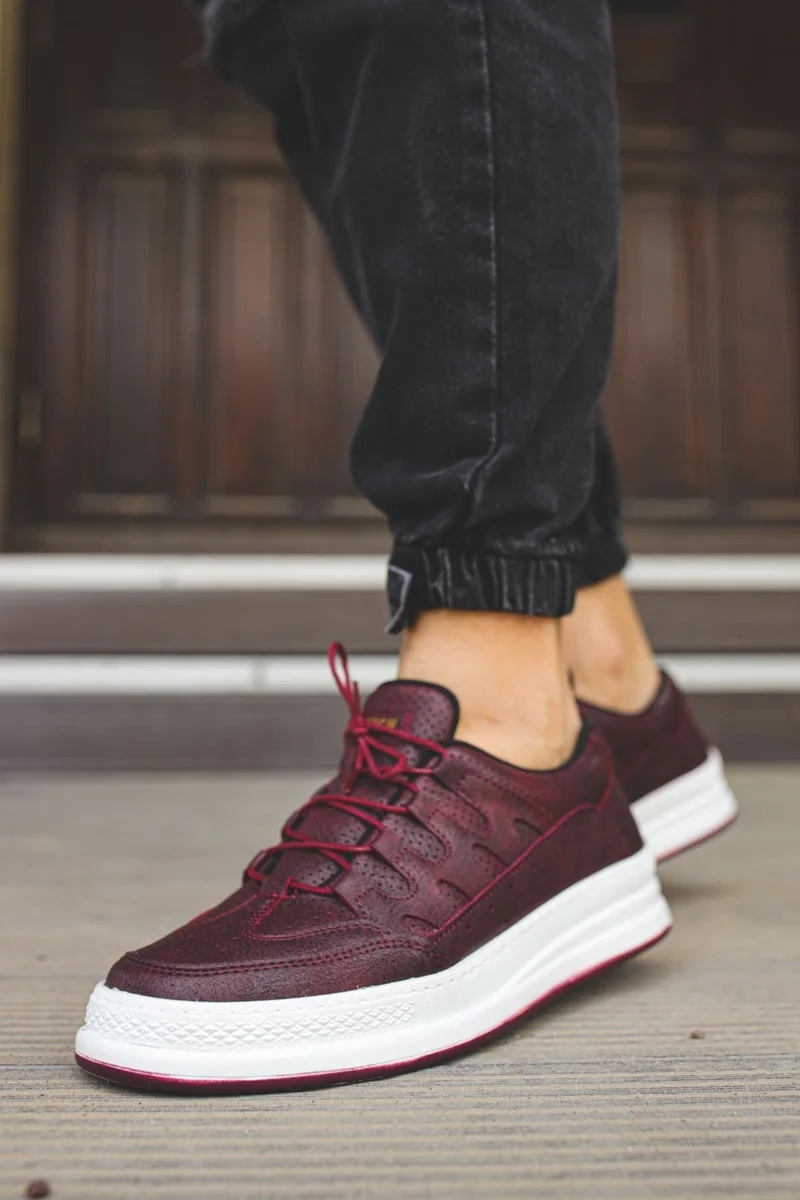 Chekich CH040 Cbt C-Rey Men's Shoes Claret Red