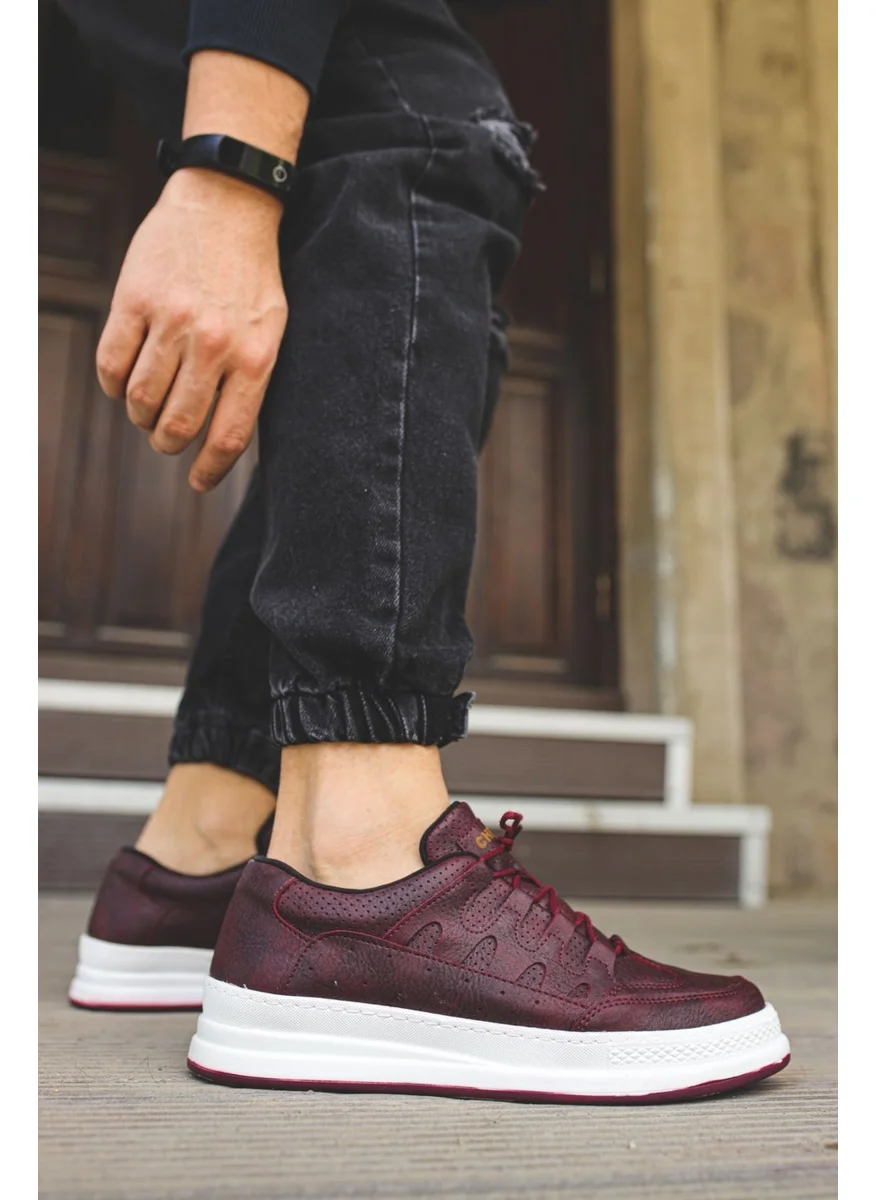 Chekich CH040 Cbt C-Rey Men's Shoes Claret Red