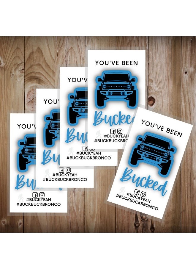 Lashicorn You’Ve Been Bucked Hang Tag With Velocity Blue Bronco Buck Buck Bronco 50 Pack 2 X 3.5 Inches Card Buck Yeah Bronco Tag Attach To Bronco Horse Figurine Buckbuckbronco Buckyeah  - Image 4