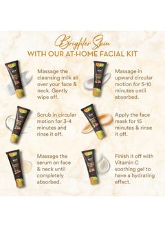 WOW Skin Science Vitamin C Brightening Facial Kit With Rose Water | For All Skin Types | 6 Easy Steps | For Brighter And Even Toned Skin |For Men & Women | Pack Of 7  - Image 5