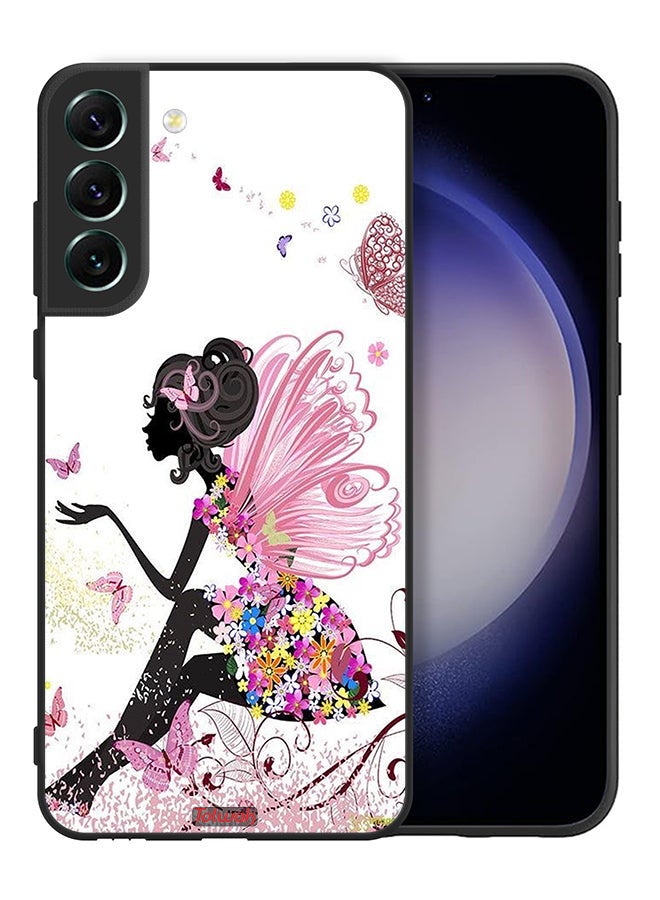 Tolwak Samsung Galaxy S21 5G Protective Case Cover Butterfly Girl Artwork - Image 2