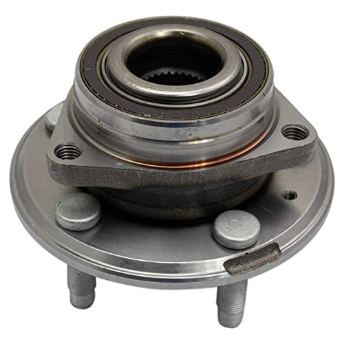 TRQ Passenger Side Wheel Bearing & Hub Assembly with ABS Sensor Compatible with 2009-2015 Cadillac CTS 2012-2015 Chevrolet Camaro - Image 1
