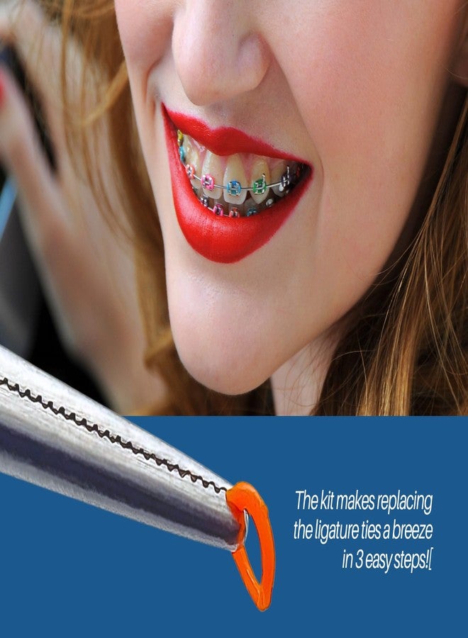 Artman Instruments Ligas para Brackets Ortodoncia Dental braces color changing kit orthodontic Dental Ligature Ties for Brackets Change Braces Color Easily DIY Braces Color Kit 1040pcs - Image 2