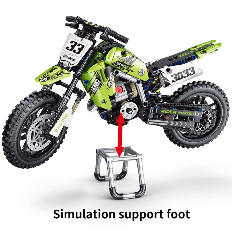 Mesiondy Motorcycle Toy Building Blocks Kit,Stem Bricks Sets,Toys for Boys & Adults,Build A Model Motorcycle, (476 Pieces)â€¦â€¦â€¦ - Image 5