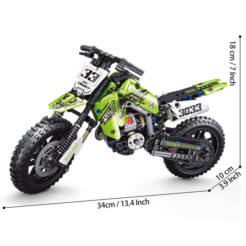Mesiondy Motorcycle Toy Building Blocks Kit,Stem Bricks Sets,Toys for Boys & Adults,Build A Model Motorcycle, (476 Pieces)â€¦â€¦â€¦ - Image 2