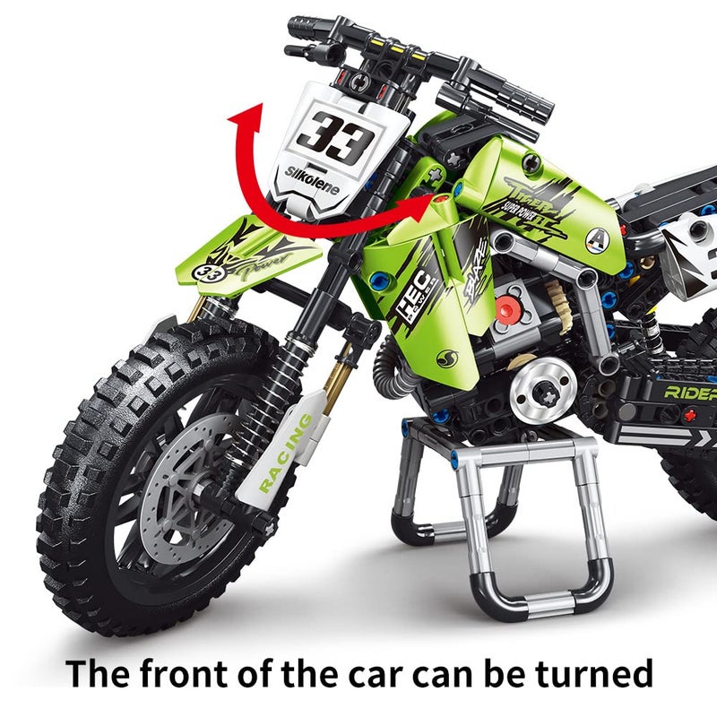 Mesiondy Motorcycle Toy Building Blocks Kit,Stem Bricks Sets,Toys for Boys & Adults,Build A Model Motorcycle, (476 Pieces)â€¦â€¦â€¦ - Image 4