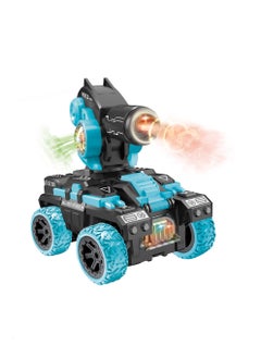 MissTiara Electric Rotating Turret Battle Remote Control Tank Fight Toy for Kids Children Toy Car with Shooting Safe Spray and Lights  - Image 3