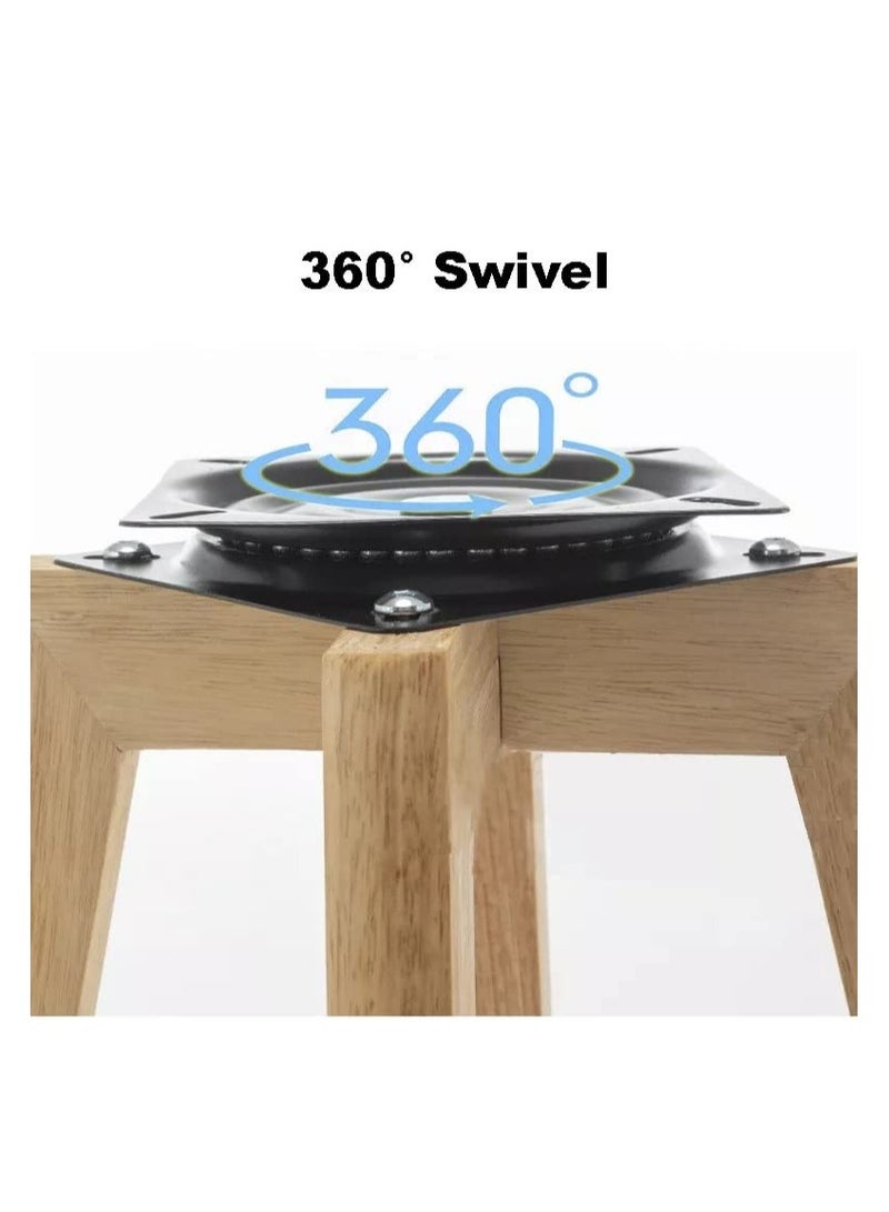 كرسي بار حديث كاونتر دوار مقهى (بني غامق) - Image 2