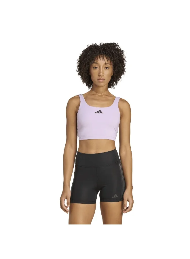 Adidas Adidas Optime Bra Tank Purple Tank Tops For Women