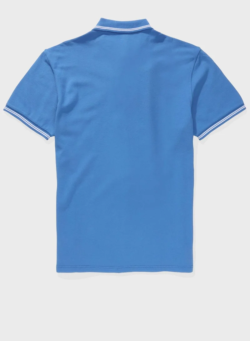 American Eagle Logo Pique Polo