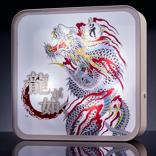 Numskull Official Yakuza Acrylic Logo Desk Lamp Wall Light for Bedroom, Office, Home, Study, Work - Official Yakuza Merchandise - Image 4
