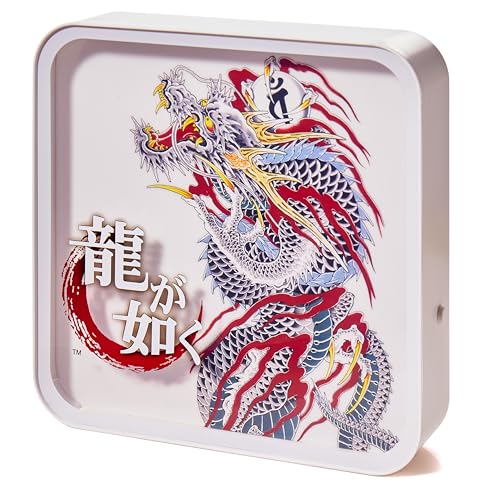 Numskull Official Yakuza Acrylic Logo Desk Lamp Wall Light for Bedroom, Office, Home, Study, Work - Official Yakuza Merchandise - Image 1