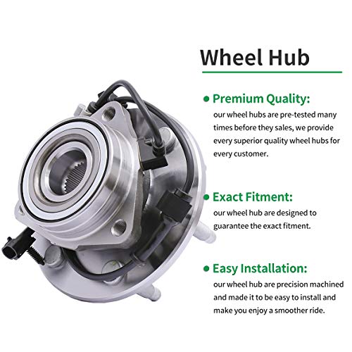 HICKS 515036 Front Wheel Hub Bearing Assembly Compatible with 1999-2006 Chevy Silverado 1500 (4WD ONLY), 2002-2006 Chevy Avalanche 1500 (4WD ONLY), 2003-2014 GMC Savana 1500 (4WD ONLY) - Image 4