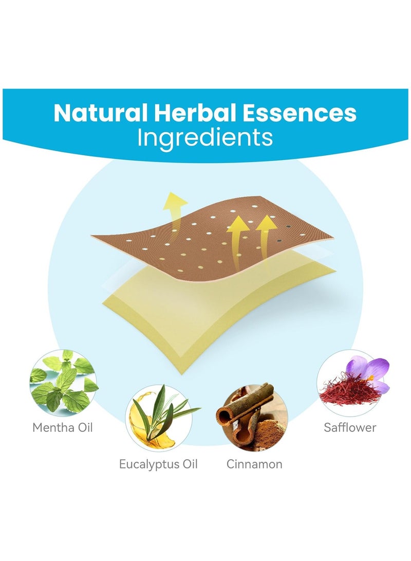 Sumifun Chinese Red Tiger Plaster Natural Herbal Pain Relieving Patch for Bone Pain Relief Shoulder, Back, Knee, Joint & Muscle 2 Bag 16 Patches - Image 3