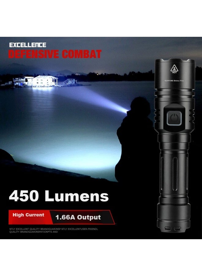 SupFire Gt17 High-Intensity Flashlight, Bright Long-Range Led Light, Rechargeable Mini Portable Household Outdoor Emergency Light - Image 3