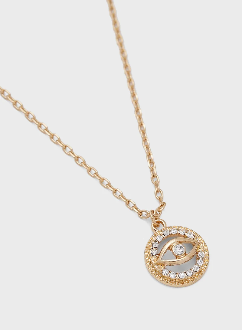 ELLA Layered Evil Eye Necklace