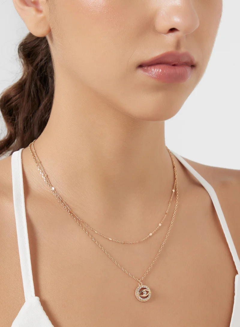 ELLA Layered Evil Eye Necklace