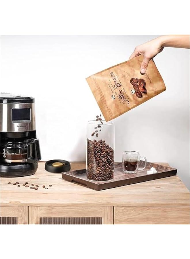 HOOKOR Coffee Canisters with Airtight Lid Seal, Kitchen Storage Jars, Food Storage Containers - Perfect for Coffee Beans, Candy, Spices, Tea, Sugar, Rice (500ml) - Image 5