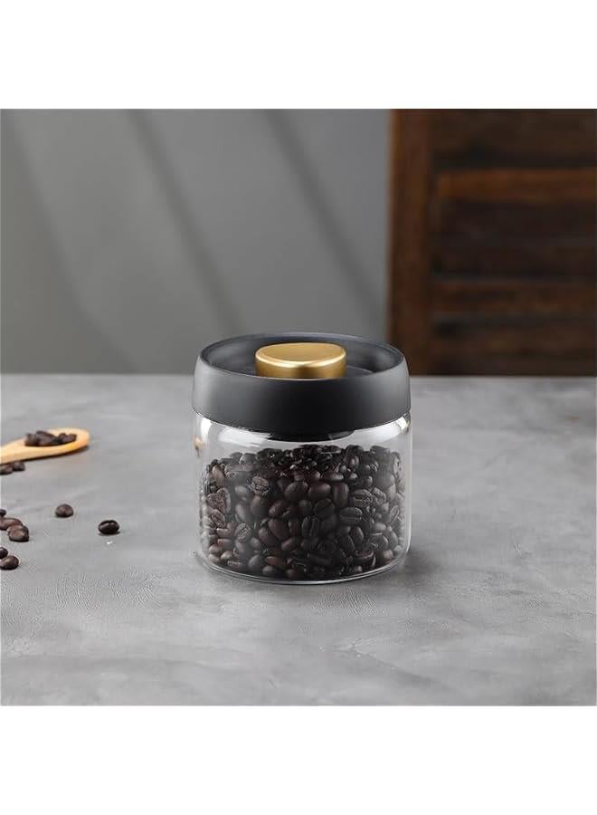 HOOKOR Coffee Canisters with Airtight Lid Seal, Kitchen Storage Jars, Food Storage Containers - Perfect for Coffee Beans, Candy, Spices, Tea, Sugar, Rice (500ml) - Image 1