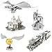 Fascinations Metal Earth 3D Metal Model Kits Harry Potter Set of 5 The Burrow Hogwarts Express Train Hagrids Hut Golden Snitch Gringotts Dragon - Image 2