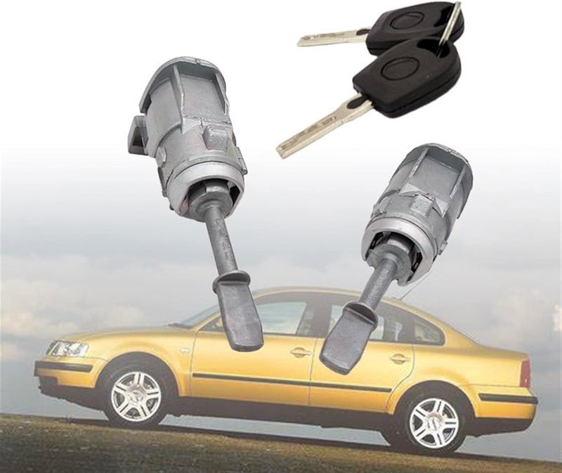 Yurefax Door Lock Cylinder Set for VW Passat B5 and Lupo - Image 3