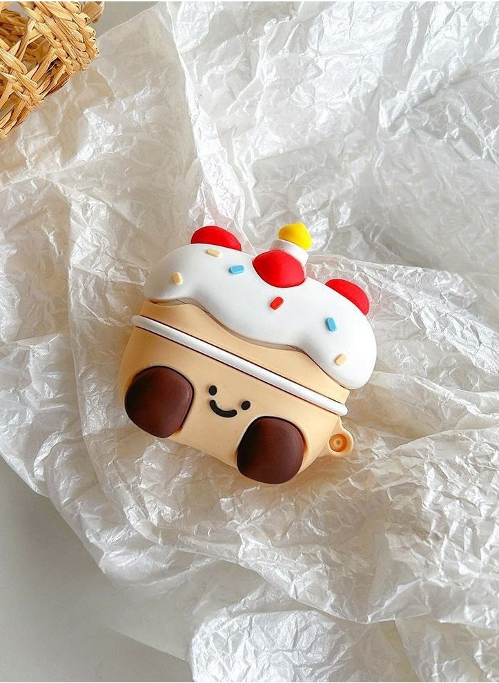 KUYING - Suitable For Apple Bluetooth Earphones With Silicone Cartoon Protective Case - Image 1