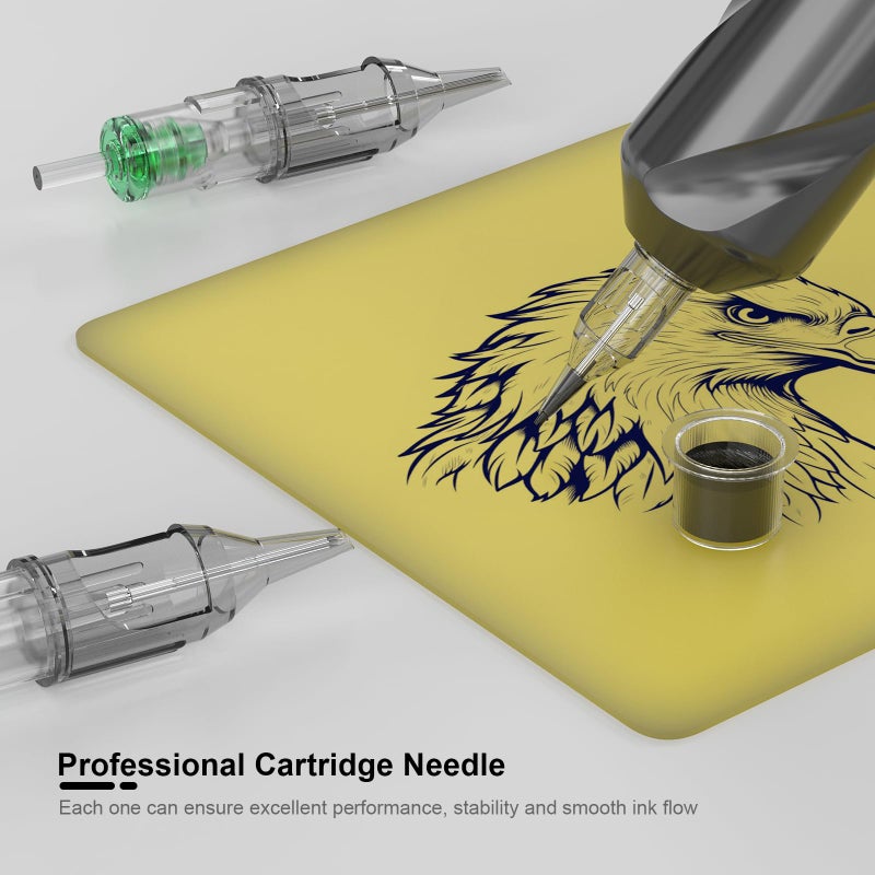 Wormhole Tattoo Needles 20Pcs 3RS Disposable Tattoo Cartridge Needles Round Shader for Tattoo Gun Cartridge Machine Permanent Makeup (1003RS) - Image 5