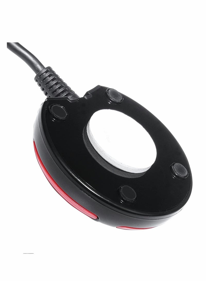 KASTWAVE Desktop PC Computer Case Power Supply on/Off Reset HDD Push Round Big Button Switch with 1.6m Cable - Image 3