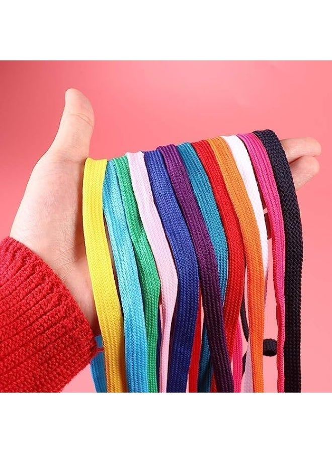 ECVV ECVV 90CM Flat Coloured Athletic Shoe Laces for Sports Shoes Boots Sneakers Skates Fits All Adult and Kids - Image 3