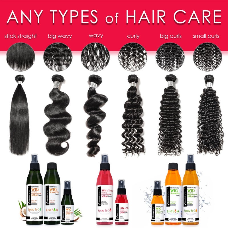 Awesome Silk & Shine Leave in Conditioner Spray, pH5, Leaves Excellent Scent, Anti-Frizz, Provides Freshness Feeling, UV Protection, 7 fl oz - Image 5