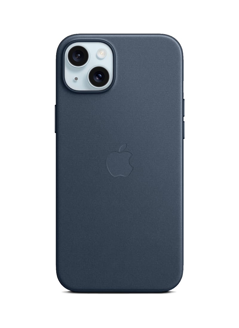 Wtech - Soft Liquid Silicone Case Cover With MagSafe For Apple iPhone 15 Plus 2023 Storm Blue - Image 1