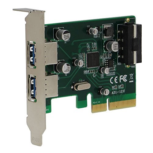 SEDNA - PCIE USB 3.1 2 Port Type A Adapter (10 Gbps) with Low Profile Bracket - Image 4