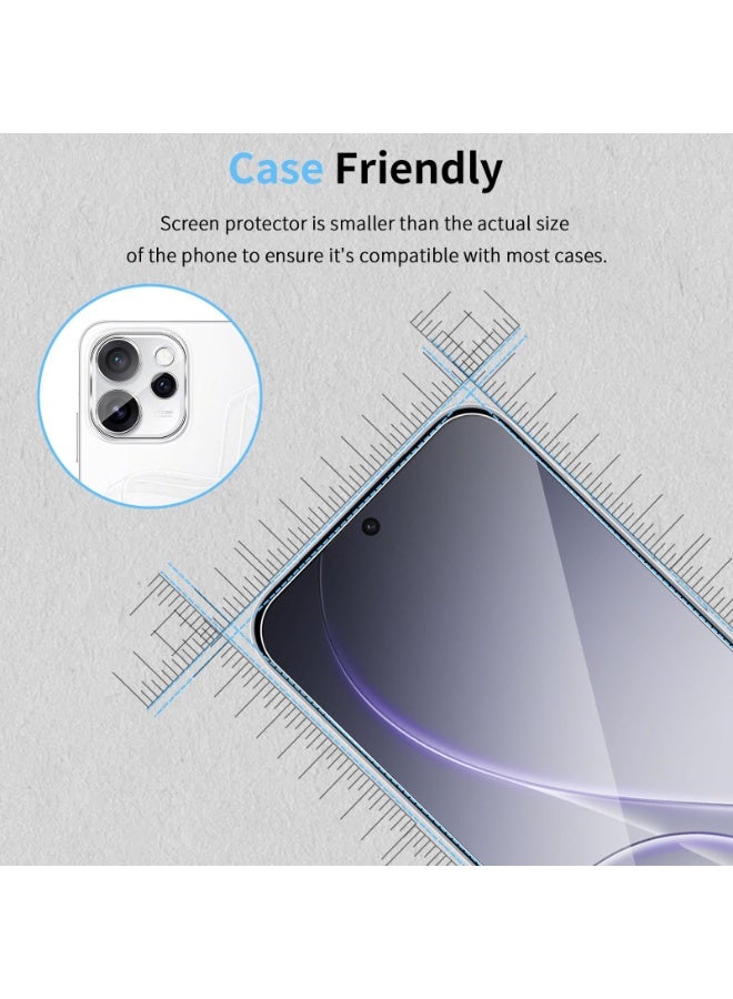 general Screen Protector Compatible with OPPO Reno 15 5G for Tempered Glass, Pack of 2 Protective Glass & 2 Camera Protective Film, HD Screen Protector & Camera Protection, 9H Hardness Tempered Glass - Image 5