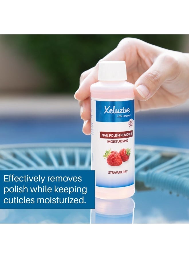 Xcluzive Xclusive Moisturizing Nail Polish Remover Strawberry 120ml - Image 5